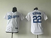Womens Los Angeles Dodgers #22 Clayton Kershaw 2015 White Cool Base Stitched Jersey,baseball caps,new era cap wholesale,wholesale hats